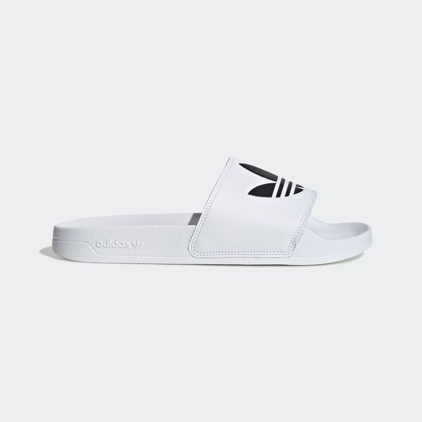 010 - [HÀNG CHÍNH HÃNG] Dép Adidas Adilette Lite - Trắng - Logo đen