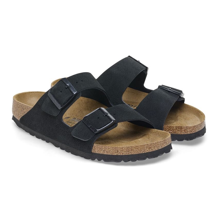 2159 - Dép BirkenStock Arizona Black 1027164 Suede Leather [HÀNG CHÍNH HÃNG]