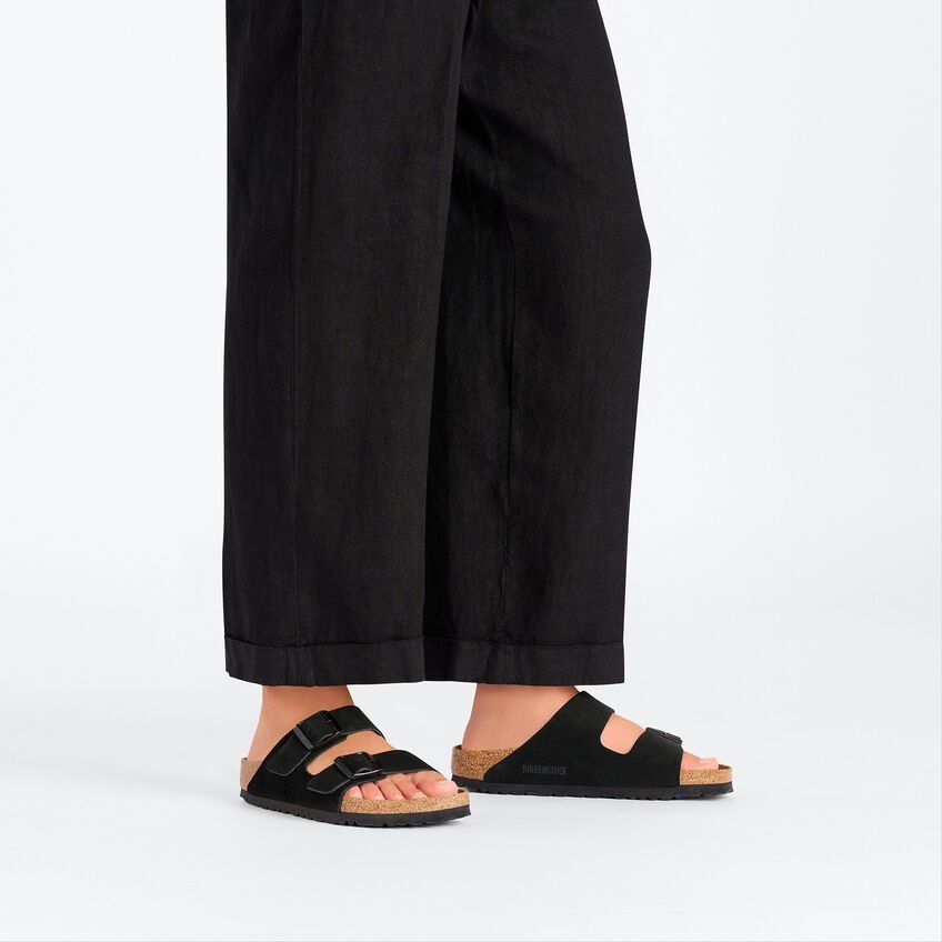 2159 - Dép BirkenStock Arizona Black 1027164 Suede Leather [HÀNG CHÍNH HÃNG]