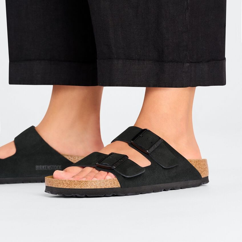 2159 - Dép BirkenStock Arizona Black 1027164 Suede Leather [HÀNG CHÍNH HÃNG]