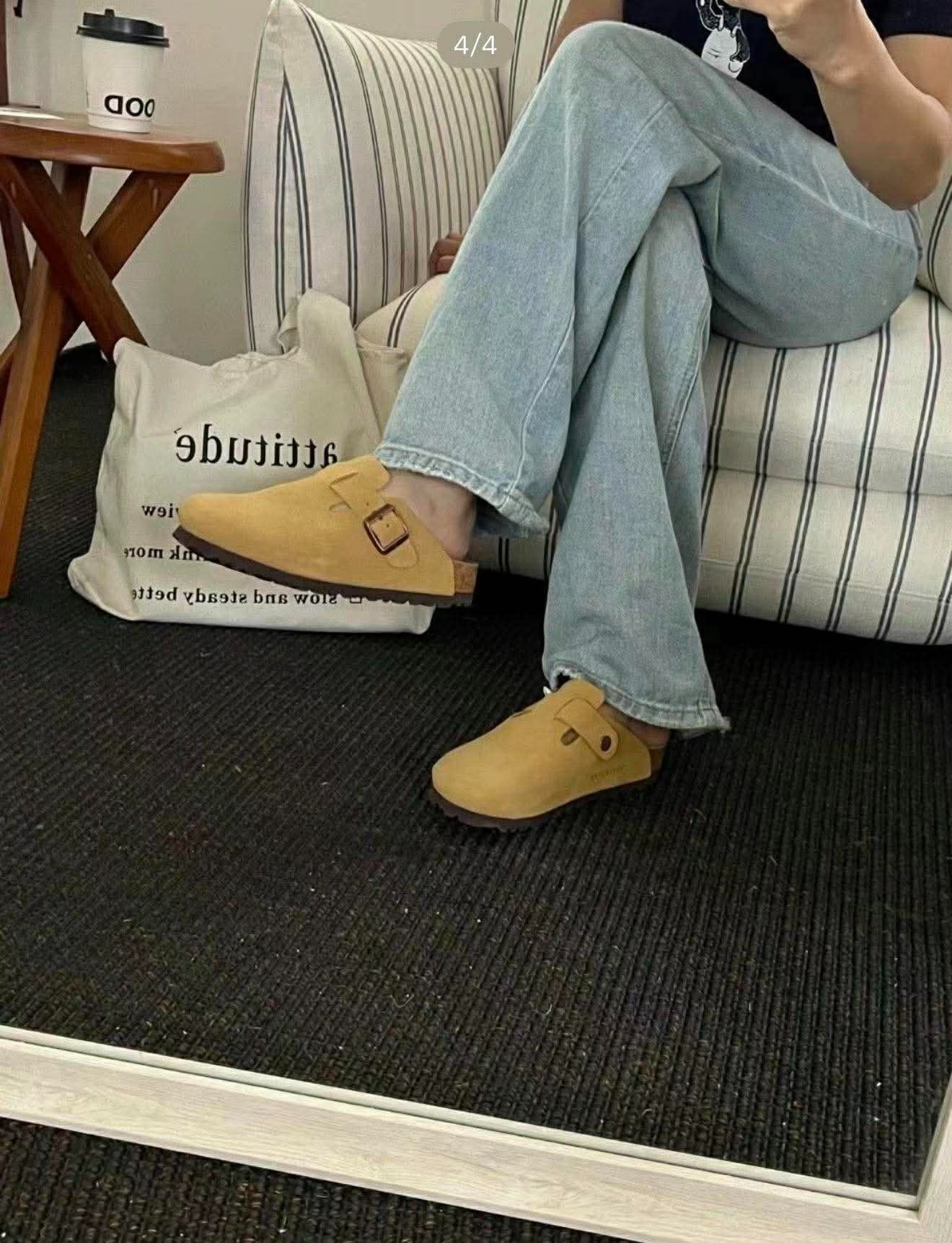 2157 - Dép Birkenstock Boston Latte Cream 1026181 [HÀNG CHÍNH HÃNG]