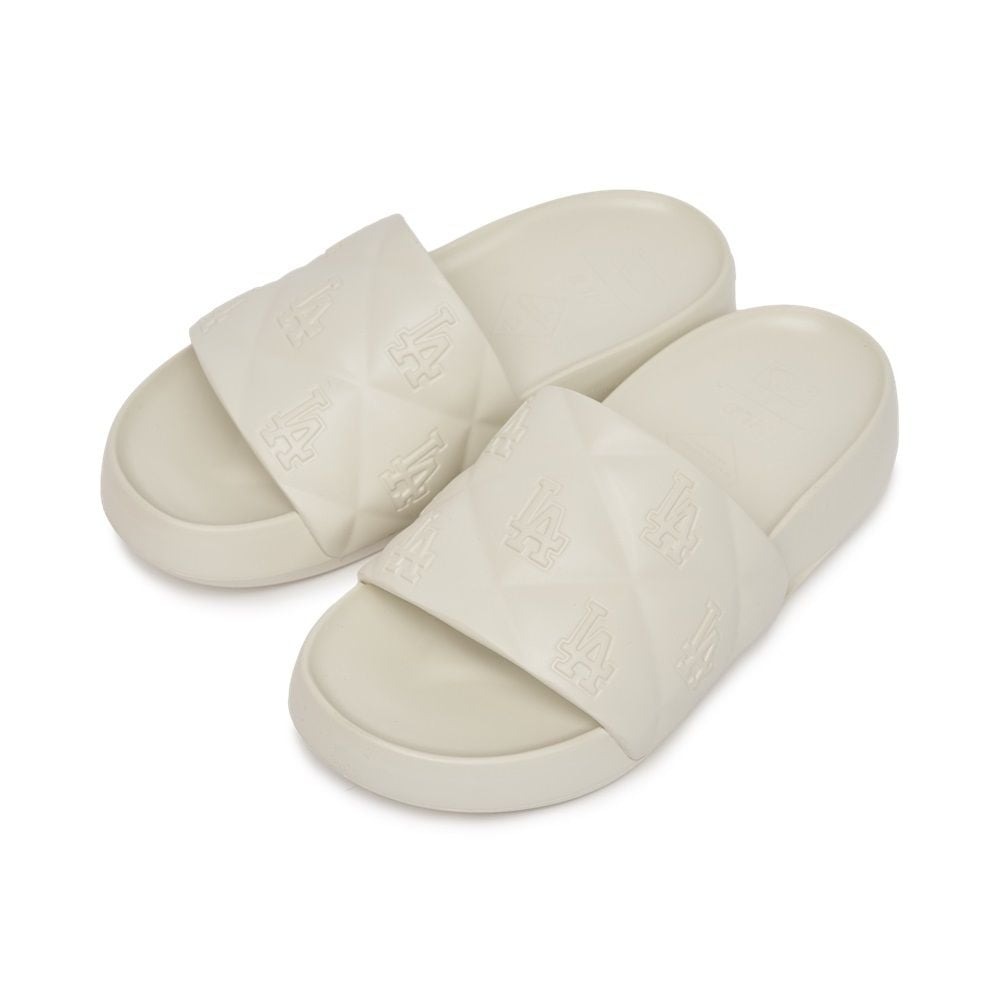 975 -  Dép MLB Chunky Bouncer Slide LA Dodgers - Trắng White - Code 3ALPFBS33 07WHS [HÀNG CHÍNH HÃNG]