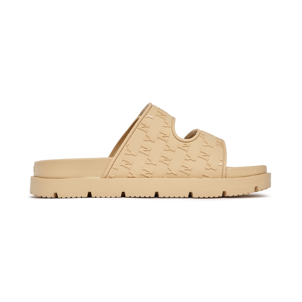 987 -  Dép MLB Chunky Bouncer New York Yankees Beige - Code 3ALPCBT33 50SAL [HÀNG CHÍNH HÃNG]