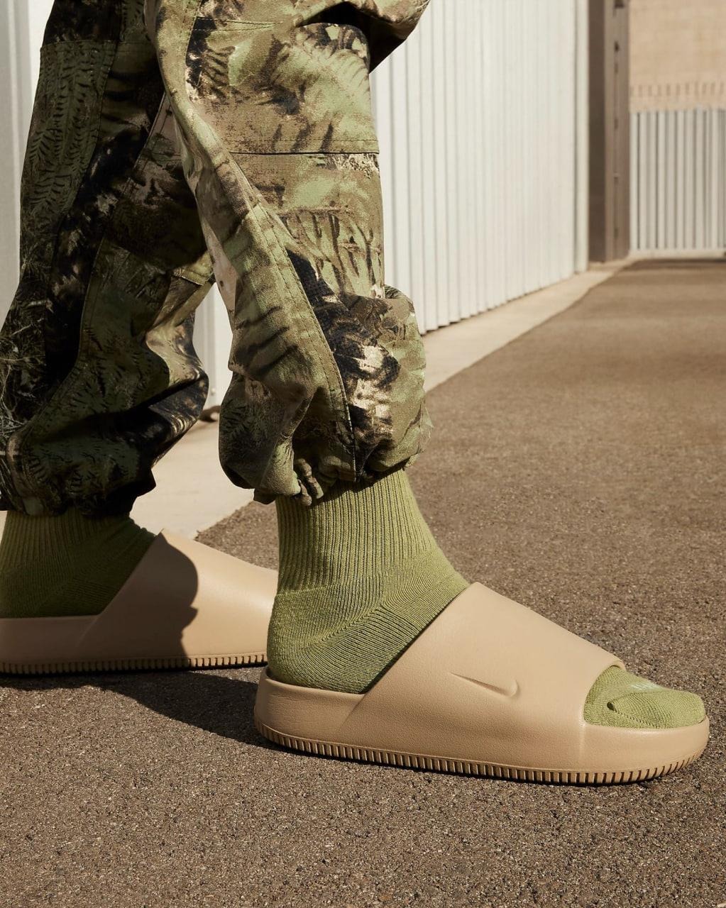 1829 - Dép Nike Calm Slide Khaki FD4116-201 [HÀNG CHÍNH HÃNG]