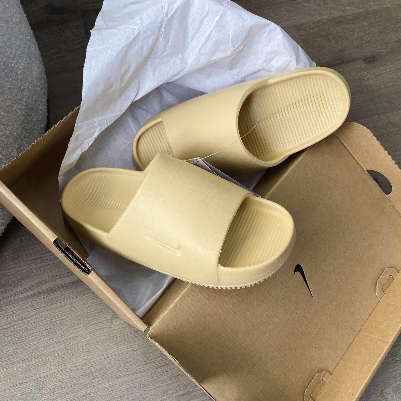 899 -  Dép Nike Calm Slide Sesame Beige - Code DX4816-200 [HÀNG CHÍNH HÃNG]