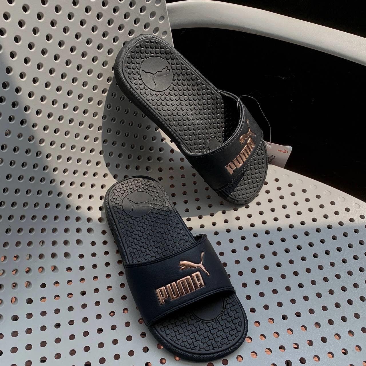 803 -  Dép Puma Cool Cat Black Rose Gold - Code 371013-05 [HÀNG CHÍNH HÃNG]