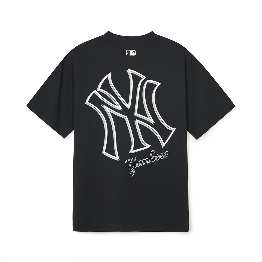 632 -  Áo MLB NY Mega Logo - Đen - Code 3ATSB0343 50BKS [HÀNG CHÍNH HÃNG]