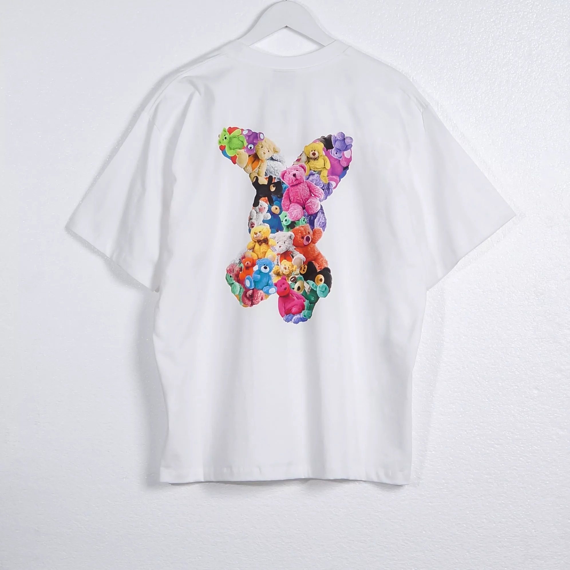 2200 - Áo ADLV Bear Doll Fuzzy Rabbit Trắng Acmé de la vie ADLV-24SS-SSABDF-WHT [HÀNG CHÍNH HÃNG]