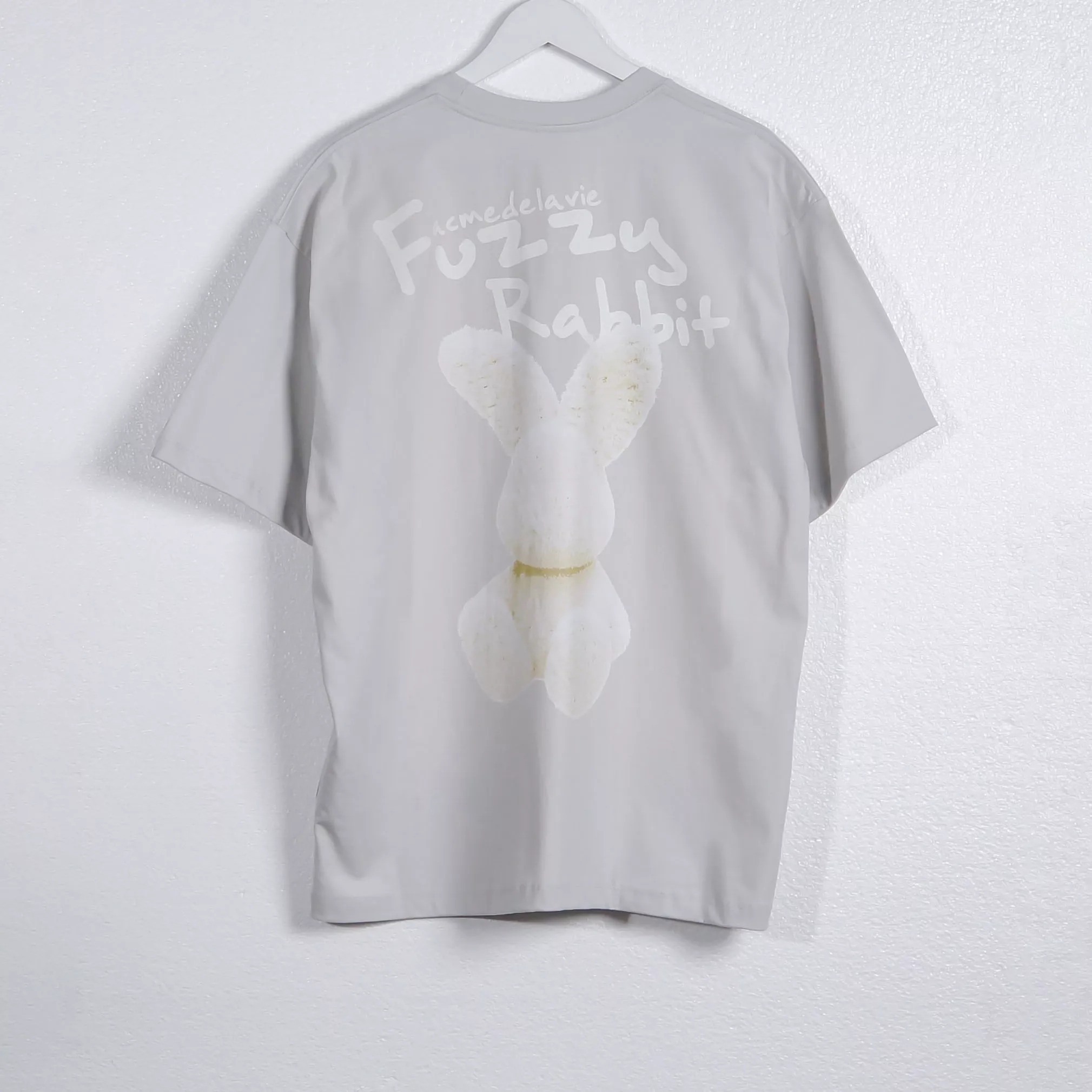 2704 - Áo ADLV Doodle Fuzzy Rabbit Xám Acmé de la vie ADLV-24SS-SSAZFR-GRY [HÀNG CHÍNH HÃNG]