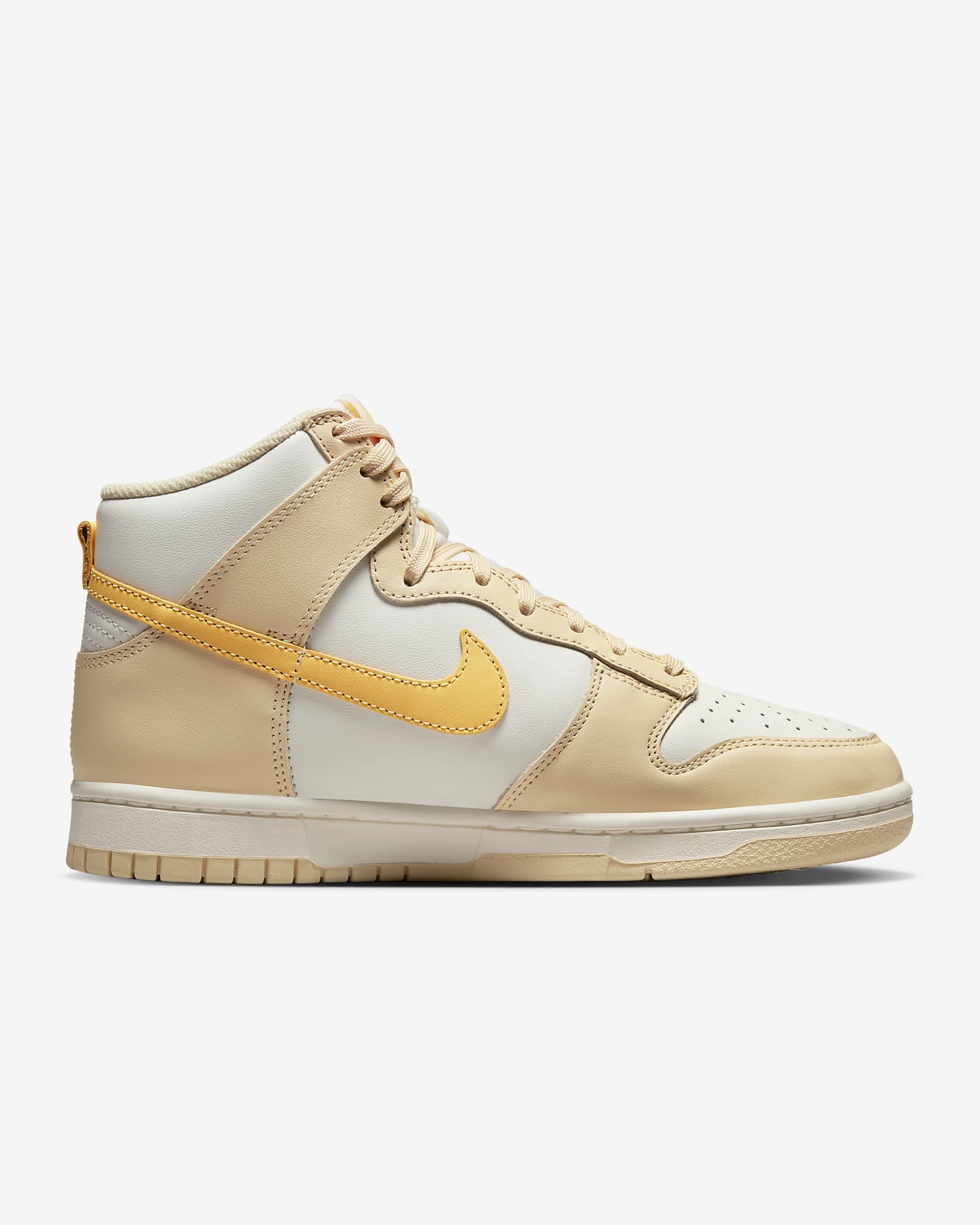 255 -  Giày Nike Dunk High 'Pale Vanilla Topaz Gold' - Trắng Vàng - DD1869-201 [HÀNG CHÍNH HÃNG]