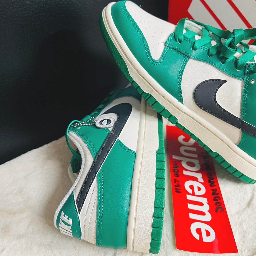 325 -  Giày Nike Dunk Low SE Lottery "Pale Ivory/Malachite" - DR9654-100 [HÀNG CHÍNH HÃNG]