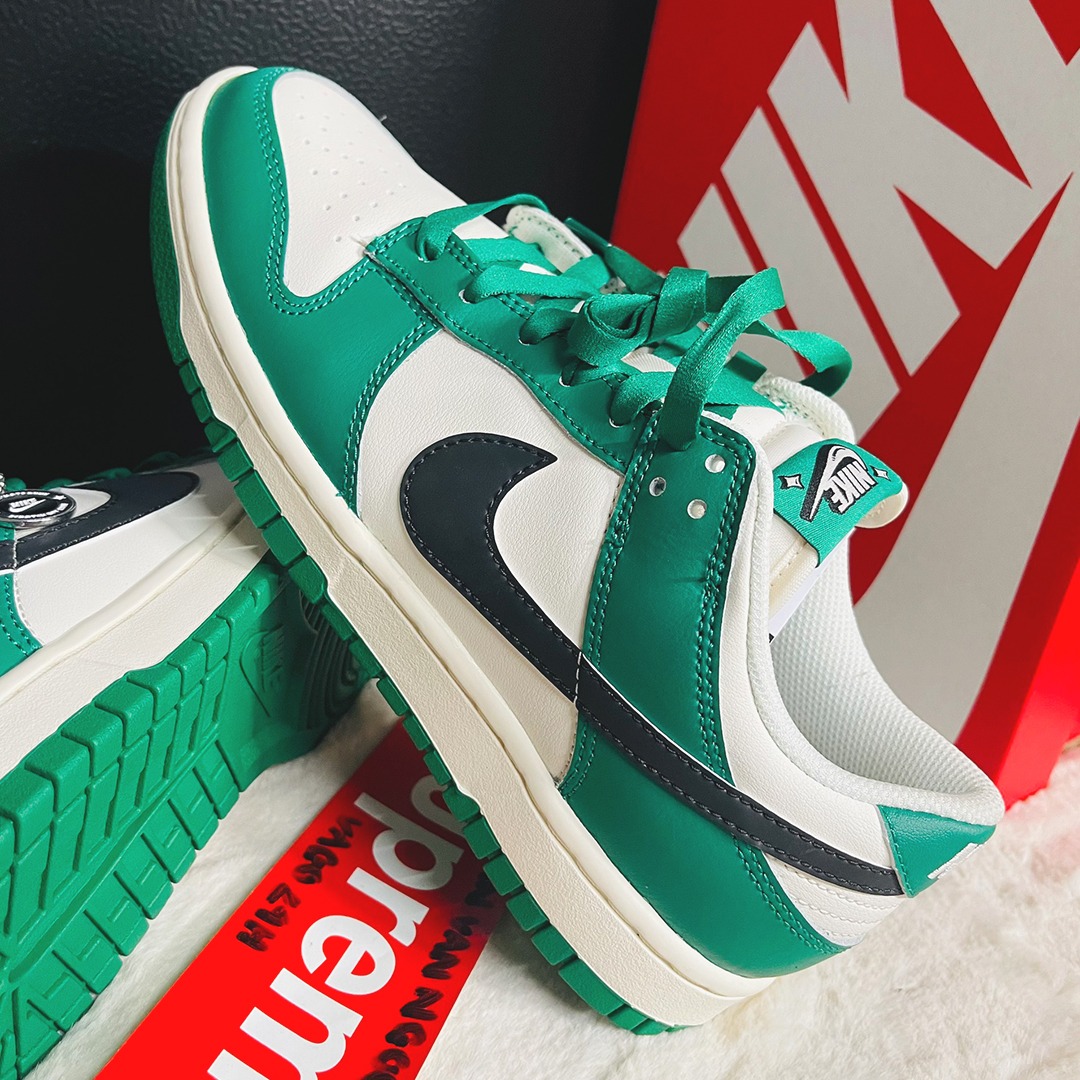 325 -  Giày Nike Dunk Low SE Lottery "Pale Ivory/Malachite" - DR9654-100 [HÀNG CHÍNH HÃNG]