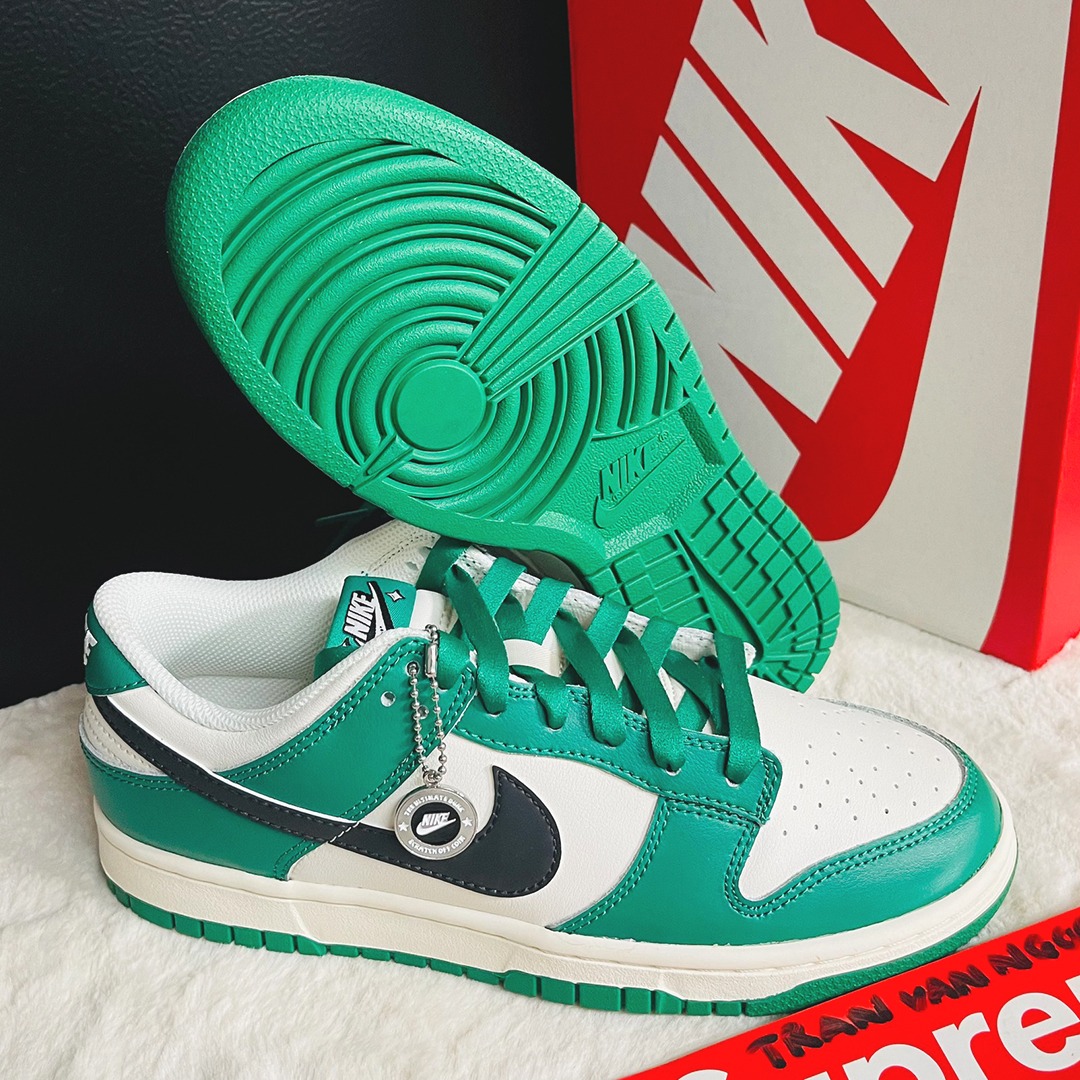 325 -  Giày Nike Dunk Low SE Lottery "Pale Ivory/Malachite" - DR9654-100 [HÀNG CHÍNH HÃNG]