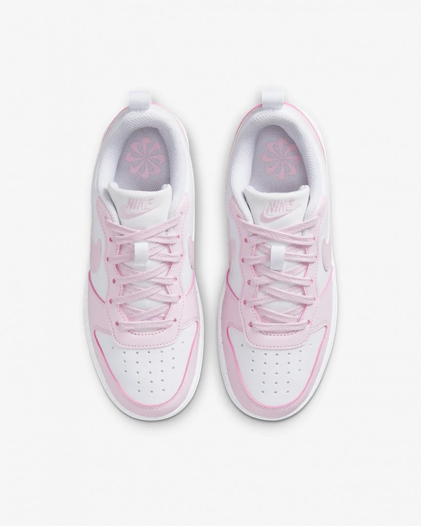 376 -  Giày Nike Court Borough Low Recaft (GS) - Hồng Pinky - Code DV5456-105 [HÀNG CHÍNH HÃNG]
