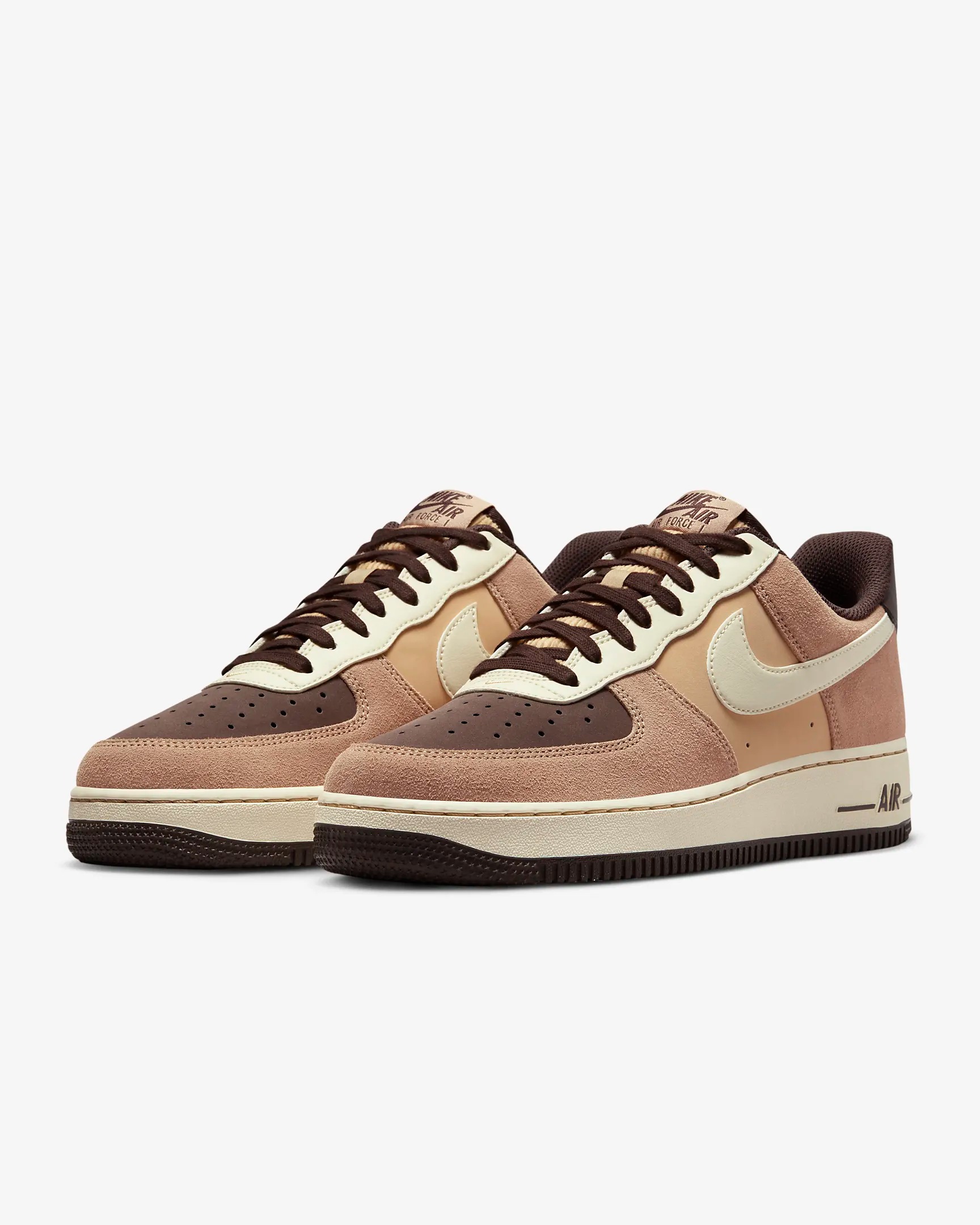 799 -  Giày Nike Air Force 1 Low 07 LV8 EMB Hemp Coconut Milk FB8878 200 [HÀNG CHÍNH HÃNG]
