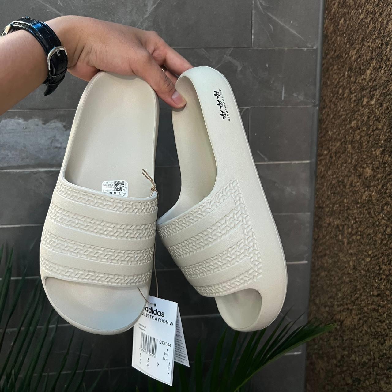 951 -  Dép Adidas Originals Adilette Ayoon Bliss - Code GX7064 [HÀNG CHÍNH HÃNG]