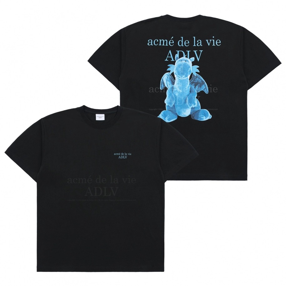 659 -  Áo ADLV Fuzzy Dragon Artwork 2024 - Rồng Đen - Đen - Code ADLV 24SS SSAFDG BLK [HÀNG CHÍNH HÃNG]
