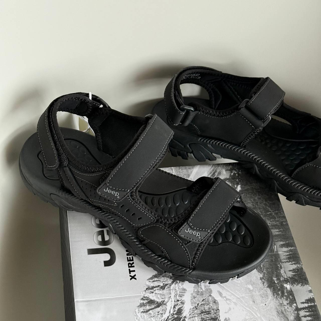 2103 - Giày Sandals Jeep Beach ''Black'' J021591530 [HÀNG CHÍNH HÃNG]
