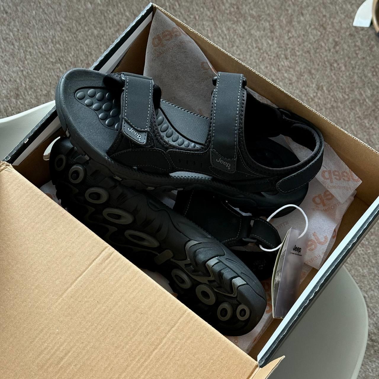 2103 - Giày Sandals Jeep Beach ''Black'' J021591530 [HÀNG CHÍNH HÃNG]