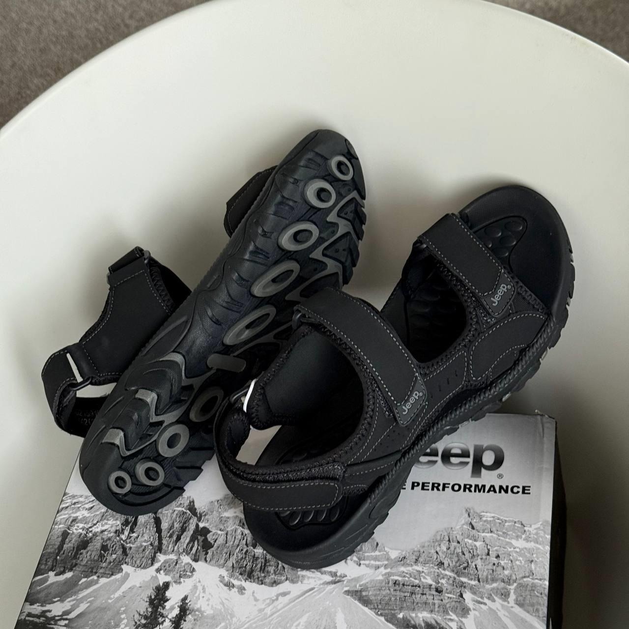 2103 - Giày Sandals Jeep Beach ''Black'' J021591530 [HÀNG CHÍNH HÃNG]