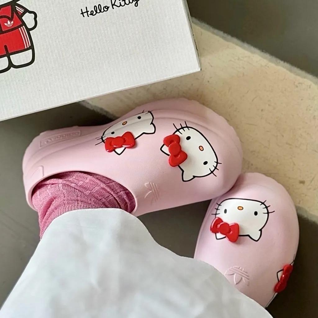 1851 - Dép Adidas Adiform Stan Smith Mules Clear Pink x Hello Kitty IG4446 [HÀNG CHÍNH HÃNG]