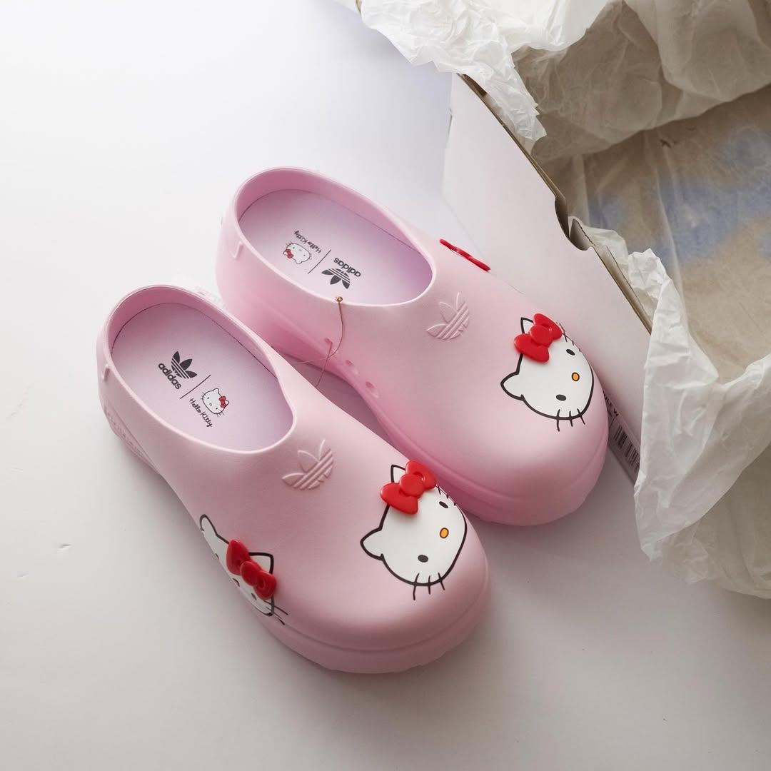 1851 - Dép Adidas Adiform Stan Smith Mules Clear Pink x Hello Kitty IG4446 [HÀNG CHÍNH HÃNG]