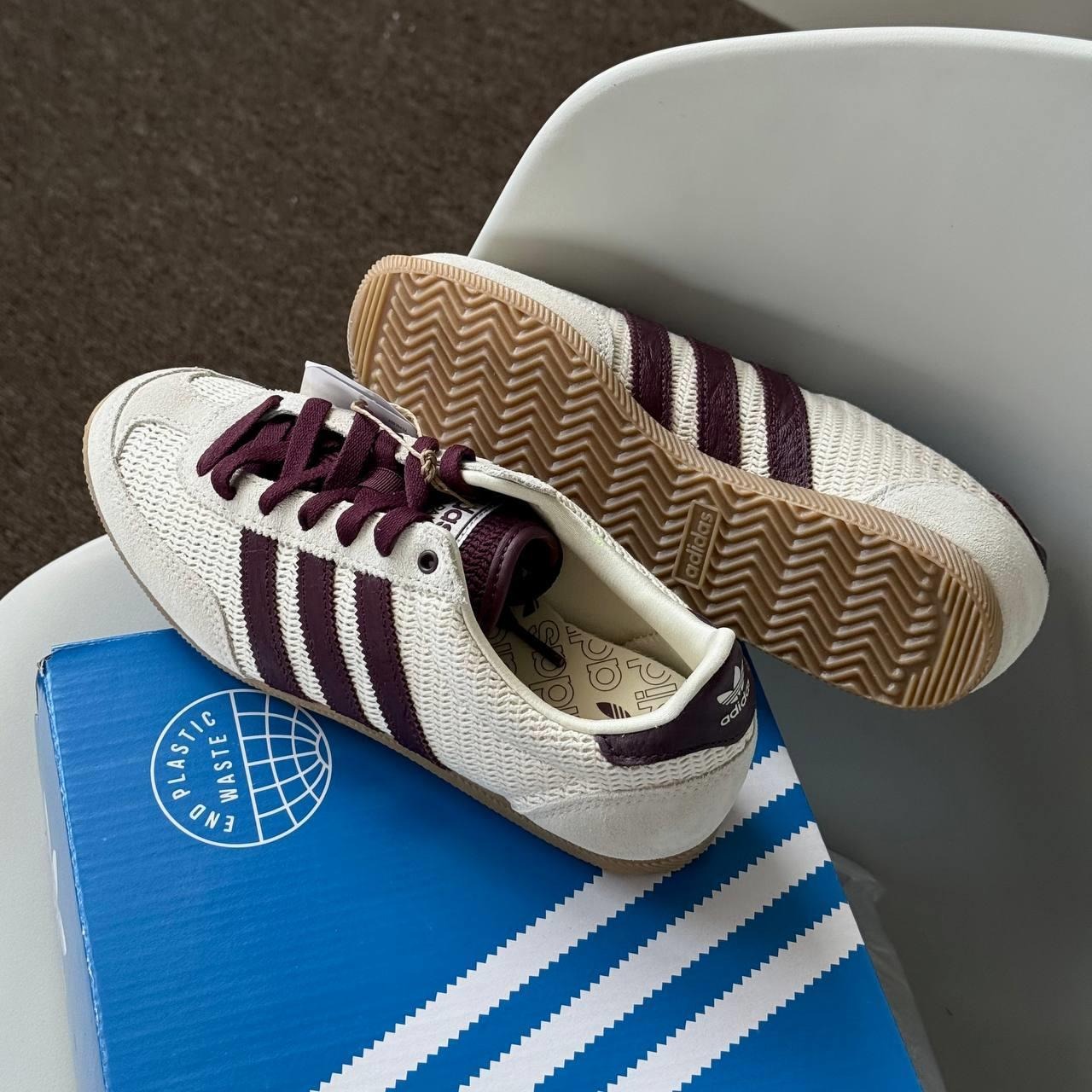 1796 - Giày Adidas Japan ''Cream White Maroon'' JR7161 [HÀNG CHÍNH HÃNG]