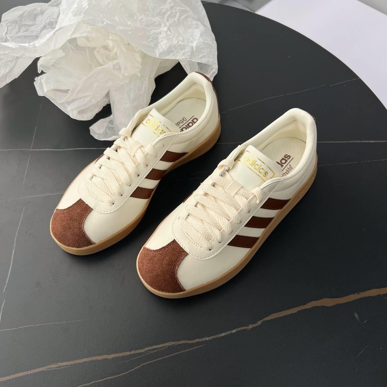 650 -  Giày Adidas Neo VL Court 2.0 - Milk White - Code - ID6016 [HÀNG CHÍNH HÃNG]