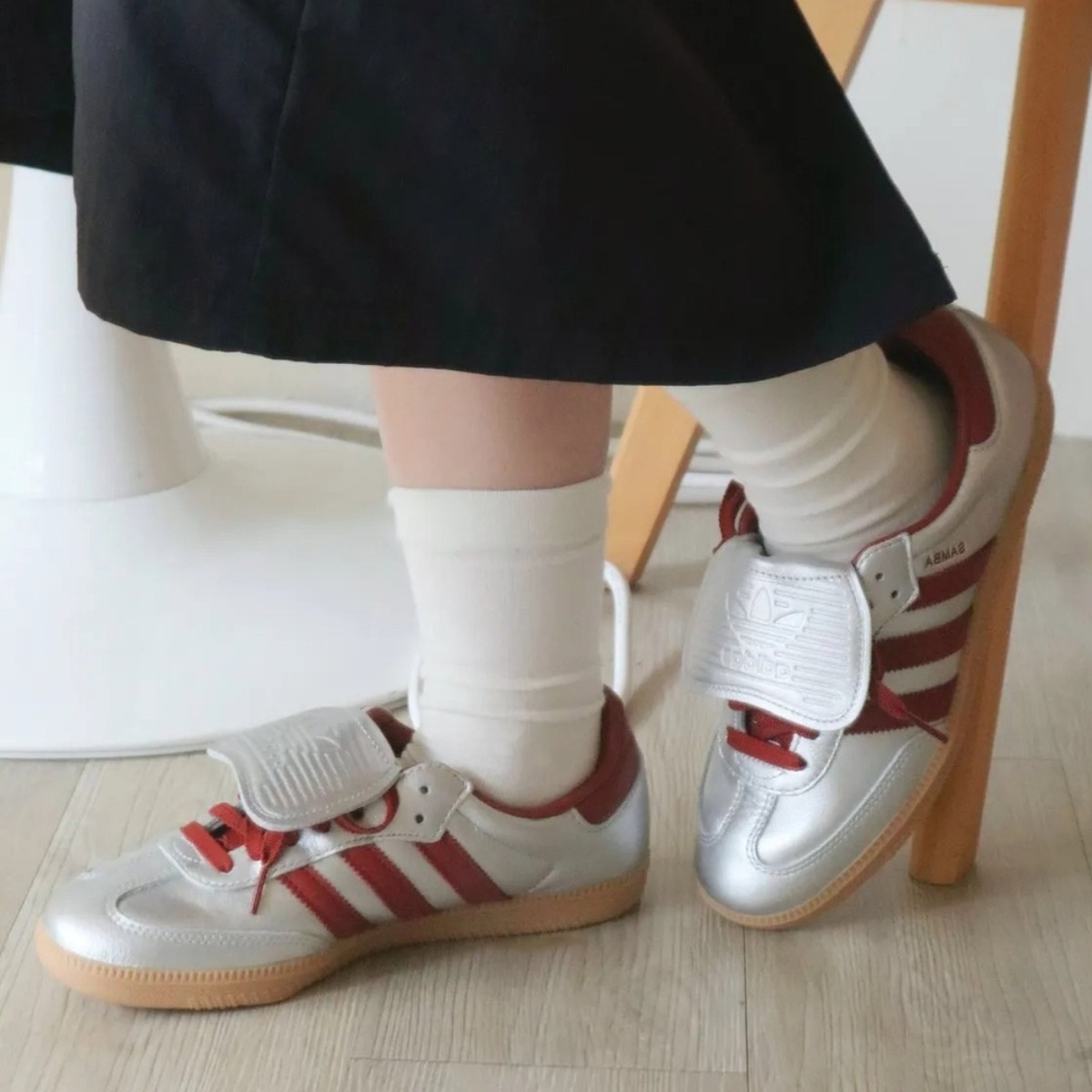 1563 - Giày Adidas Originals Samba LT Silver Metallic Ruby - JH5707 [CHÍNH HÃNG]