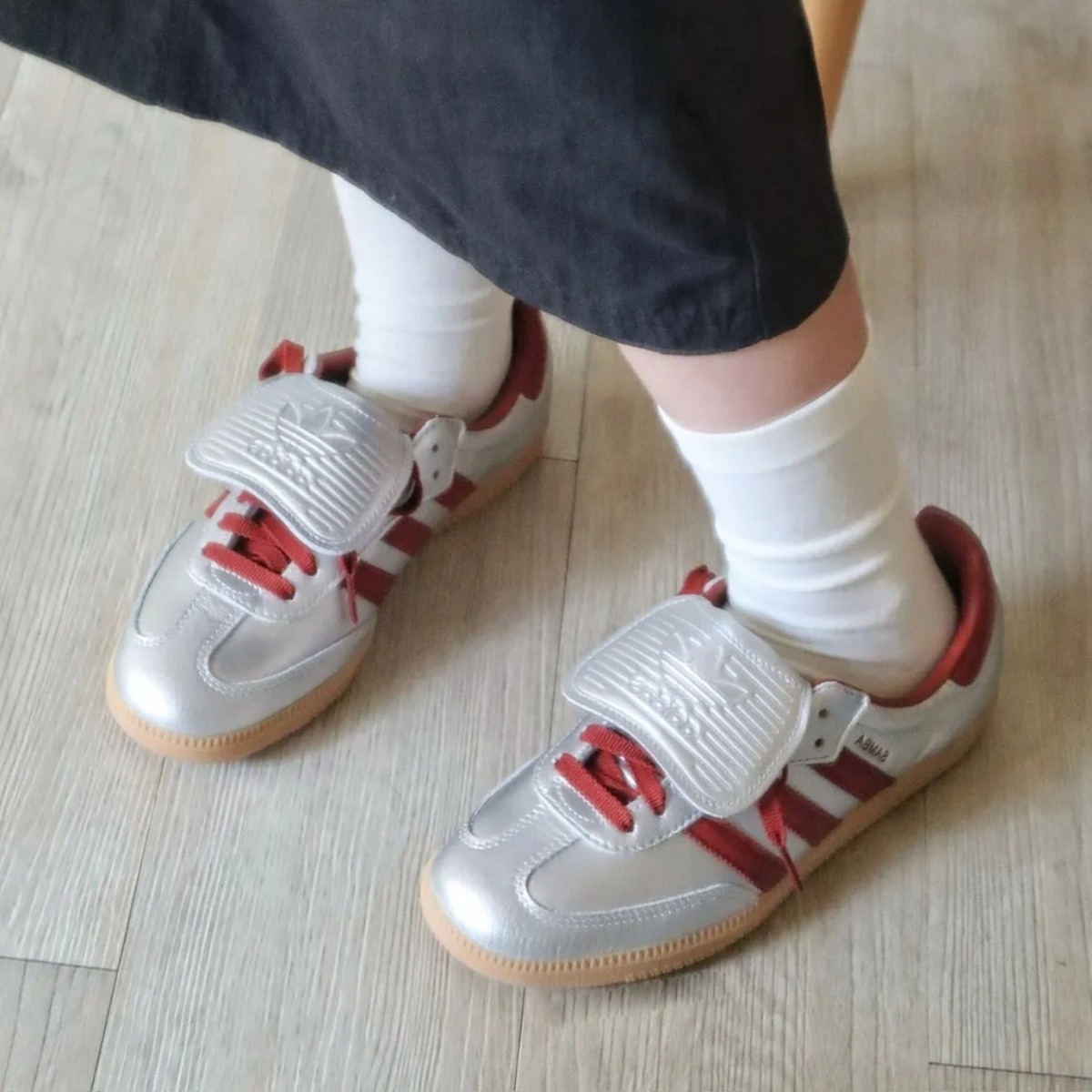 1563 - Giày Adidas Originals Samba LT Silver Metallic Ruby - JH5707 [CHÍNH HÃNG]
