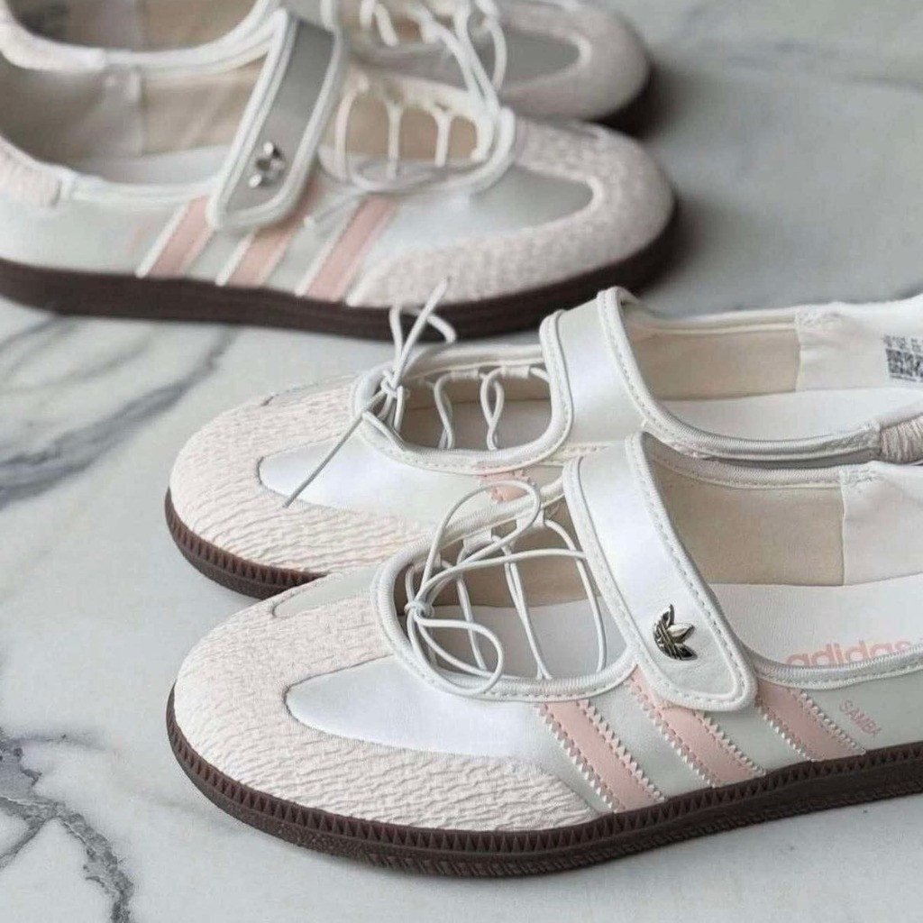 1911 - Giày Adidas Samba Jane Cloud White Pink JR4482 [HÀNG CHÍNH HÃNG]