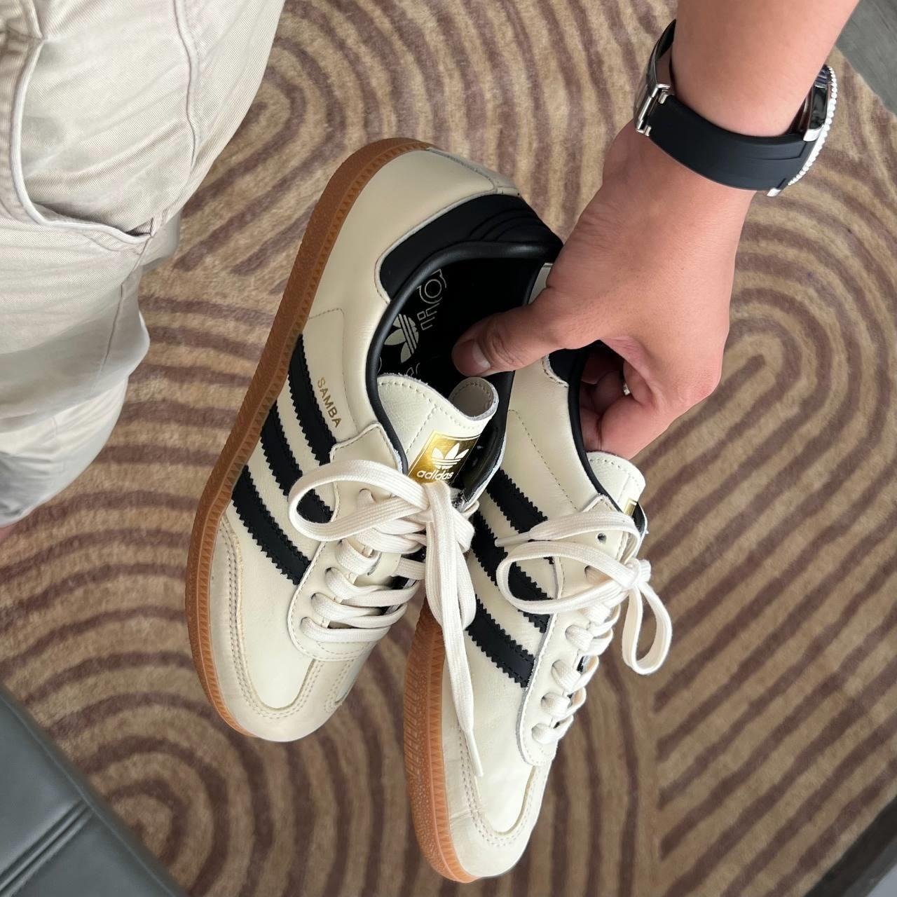 2583 -  Giày Adidas Samba OG Cream Sand Strata ID0478 [HÀNG CHÍNH HÃNG]