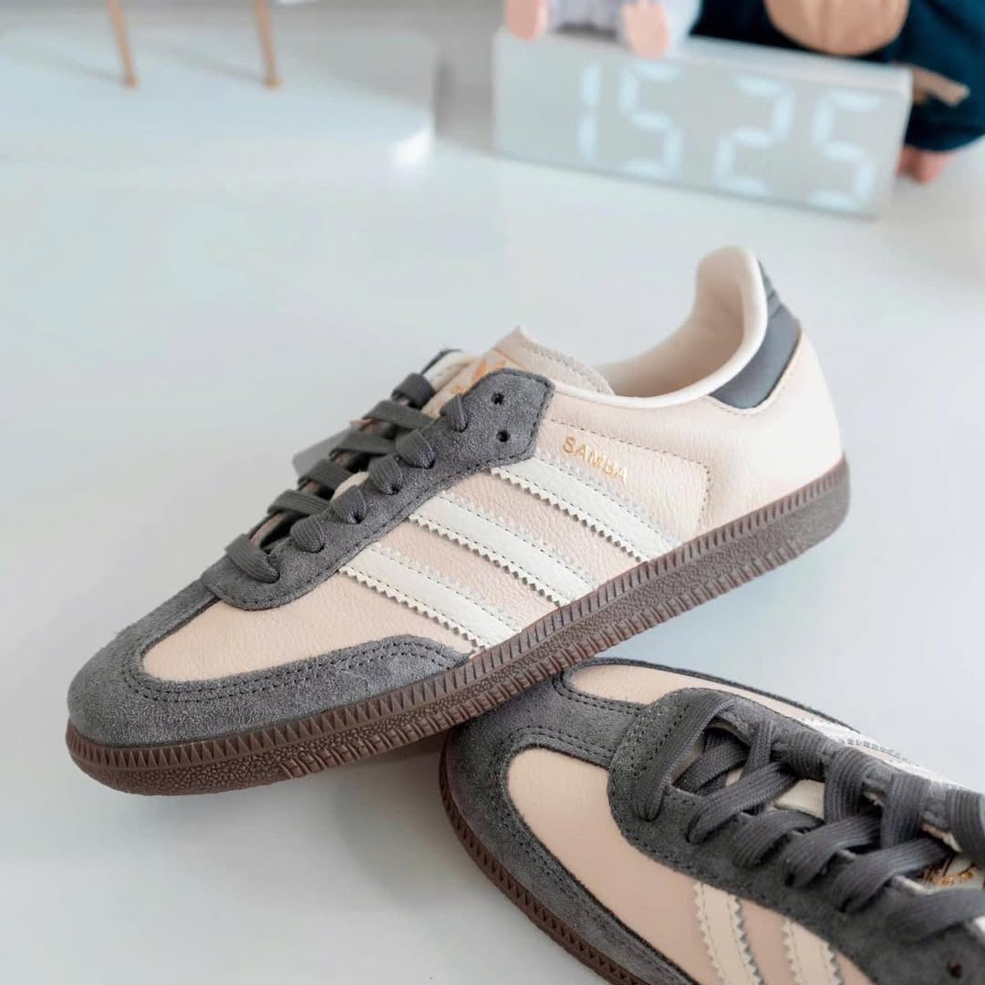 2695 - Giày Adidas Samba OG Crystal Sand Charcoal JI4210 [HÀNG CHÍNH HÃNG]