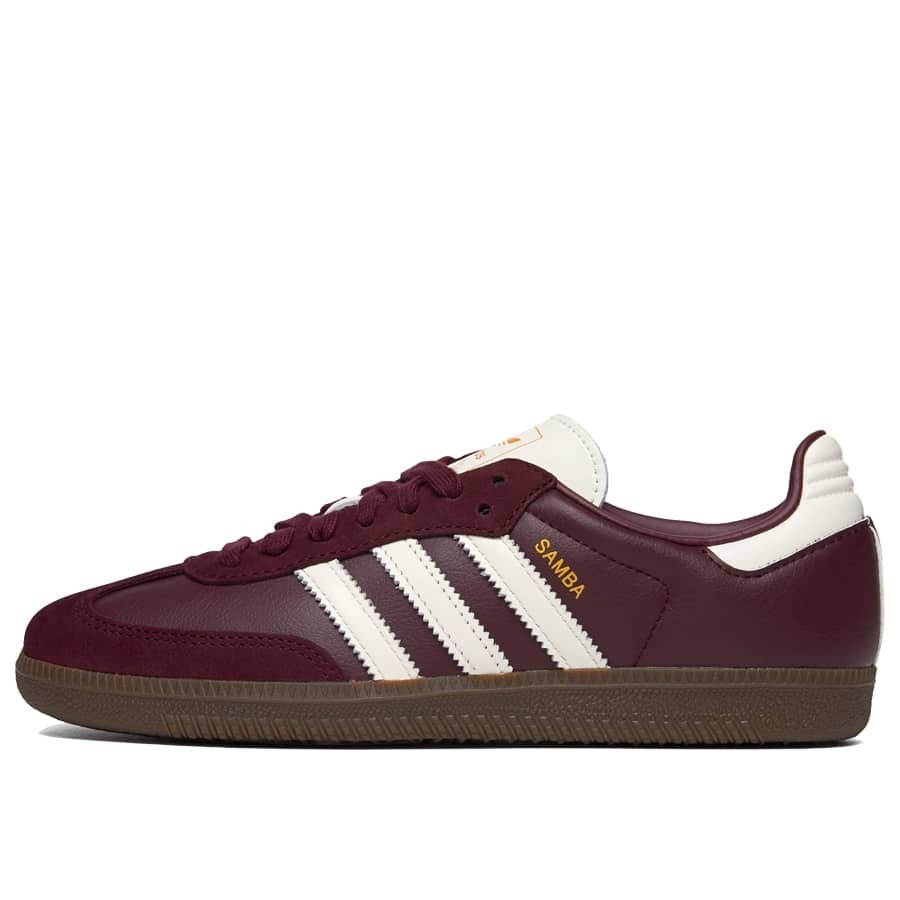 1920 - Giày Adidas Samba OG Maroon Off White Gum JR8844 [HÀNG CHÍNH HÃNG]