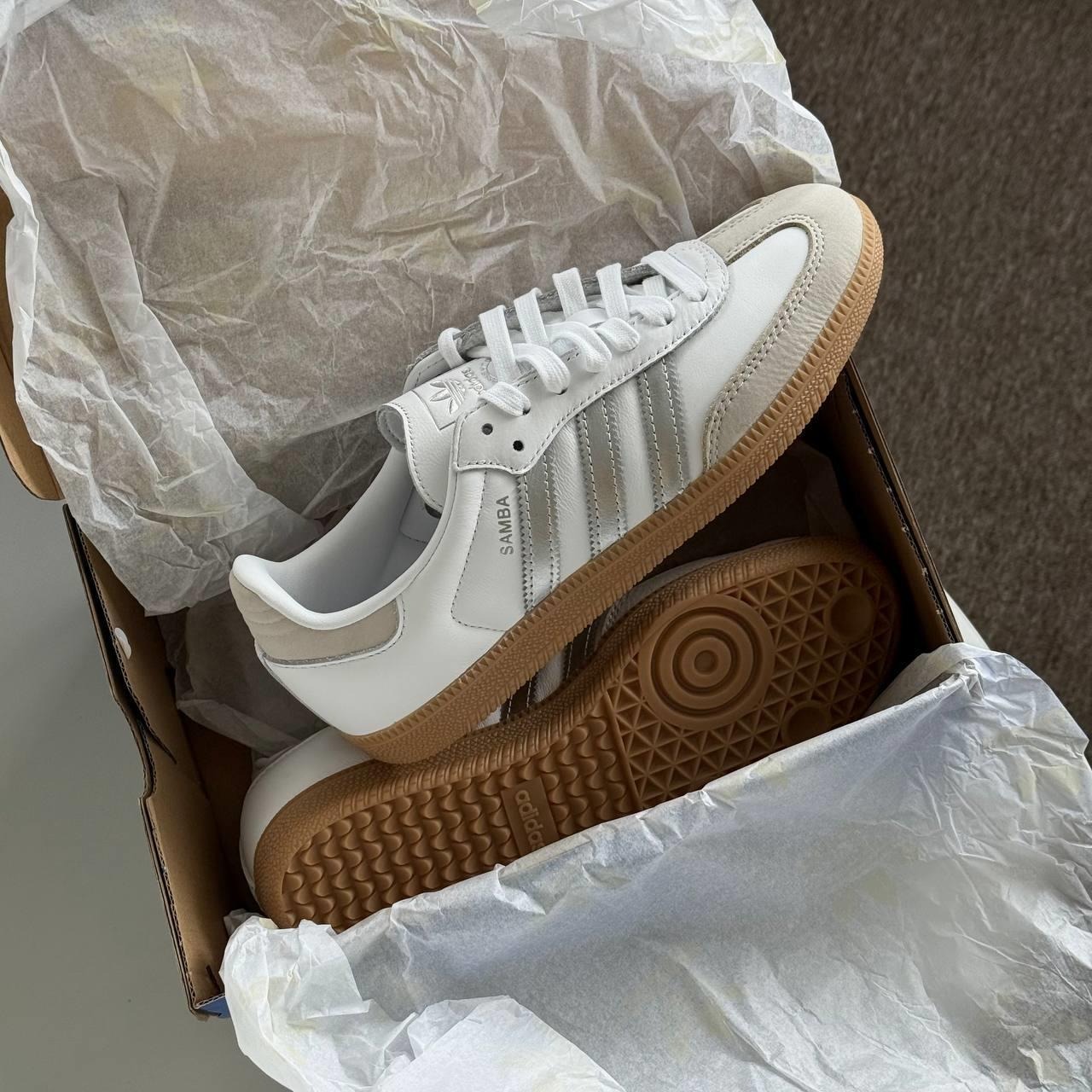 1757 - Giày Adidas Samba OG Silver Metallic JI2725 [HÀNG CHÍNH HÃNG]