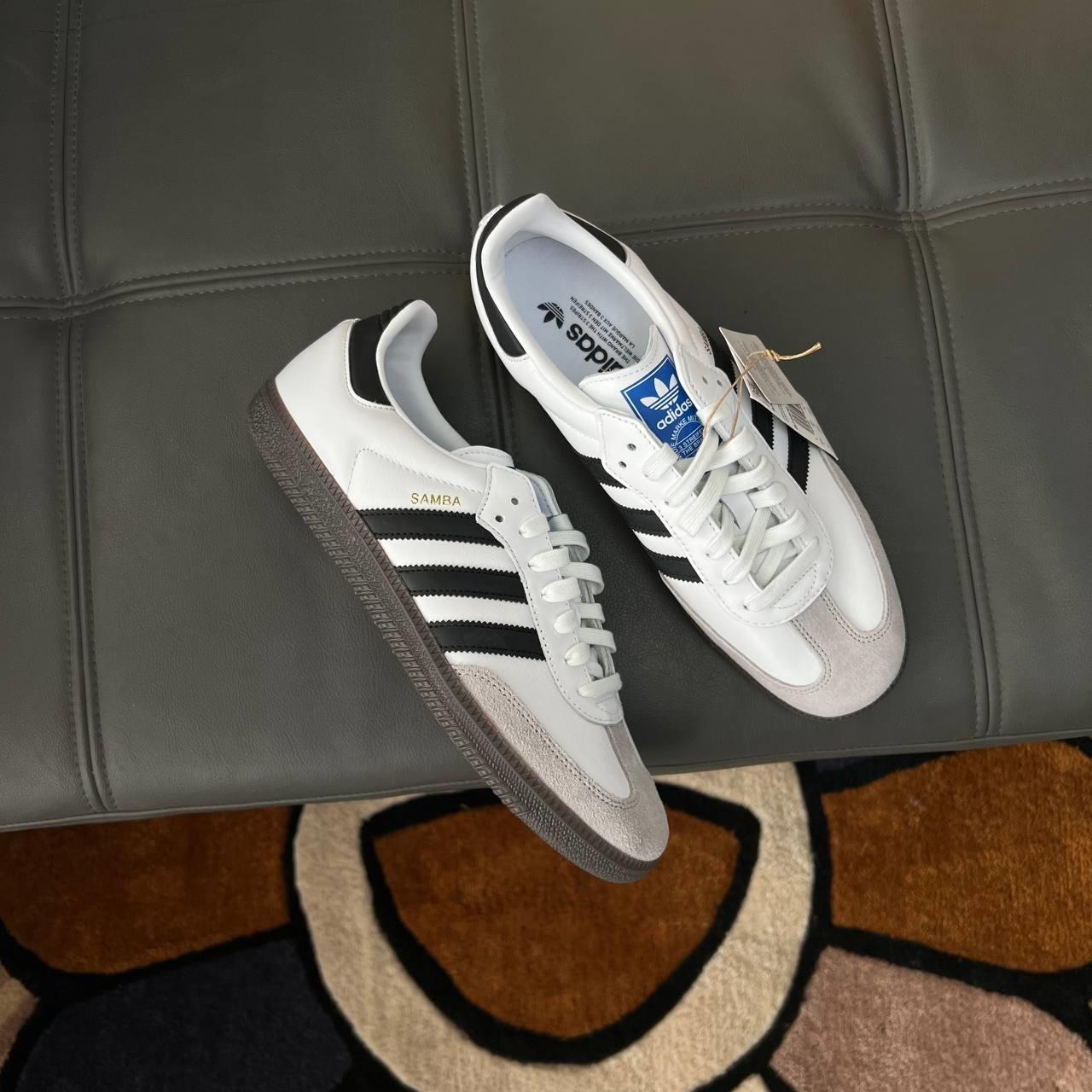 550 -  Giày Adidas Samba OG White Black Gum - Trắng Đế Gum - Code B75806 [HÀNG CHÍNH HÃNG]