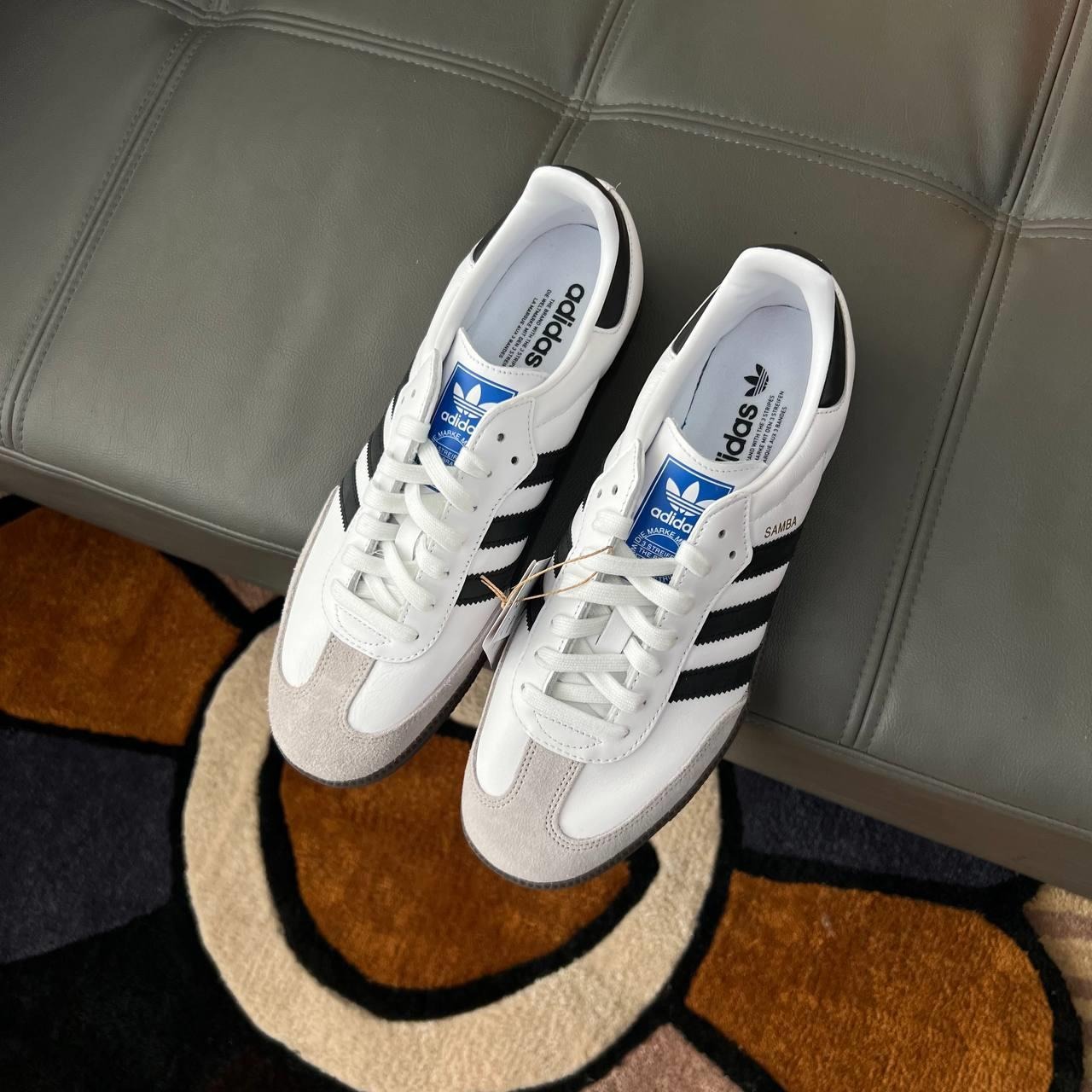 550 -  Giày Adidas Samba OG White Black Gum - Trắng Đế Gum - Code B75806 [HÀNG CHÍNH HÃNG]
