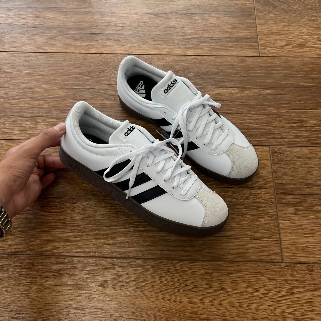 772 -  Giày Adidas VL Court Base White/ Gum Code - ID3711 [HÀNG CHÍNH HÃNG]