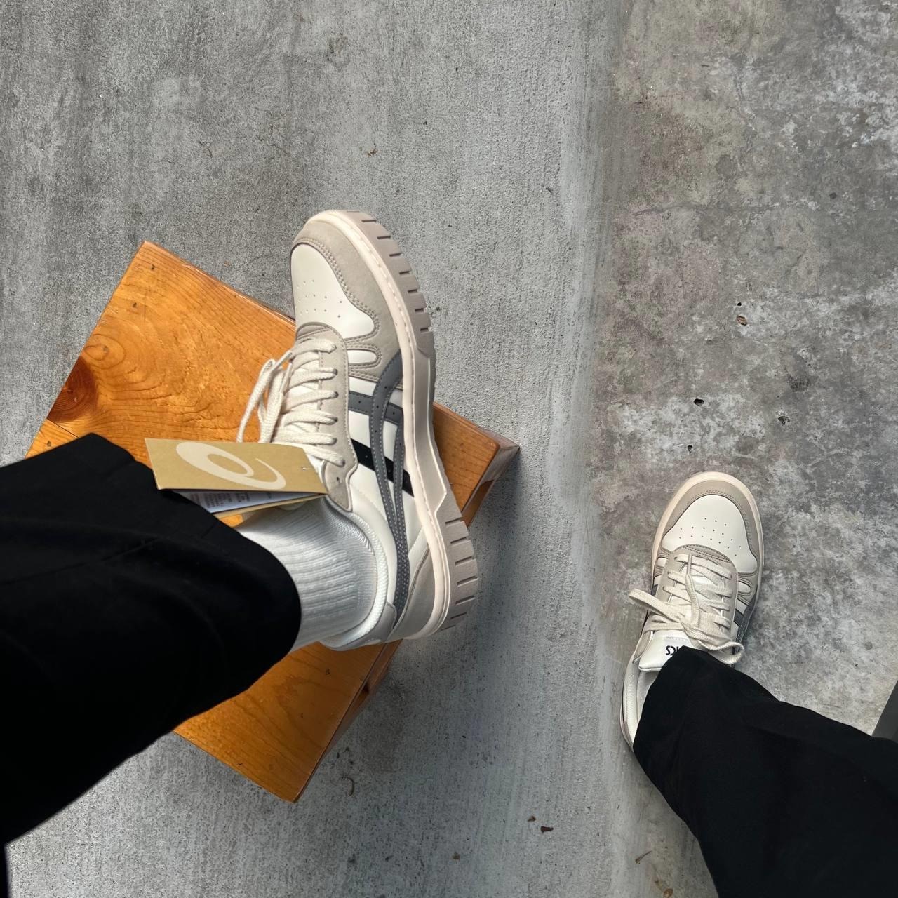 638 -  Giày Asics Court MZ Cream Black Gum - Code 1203A127 700 [HÀNG CHÍNH HÃNG]