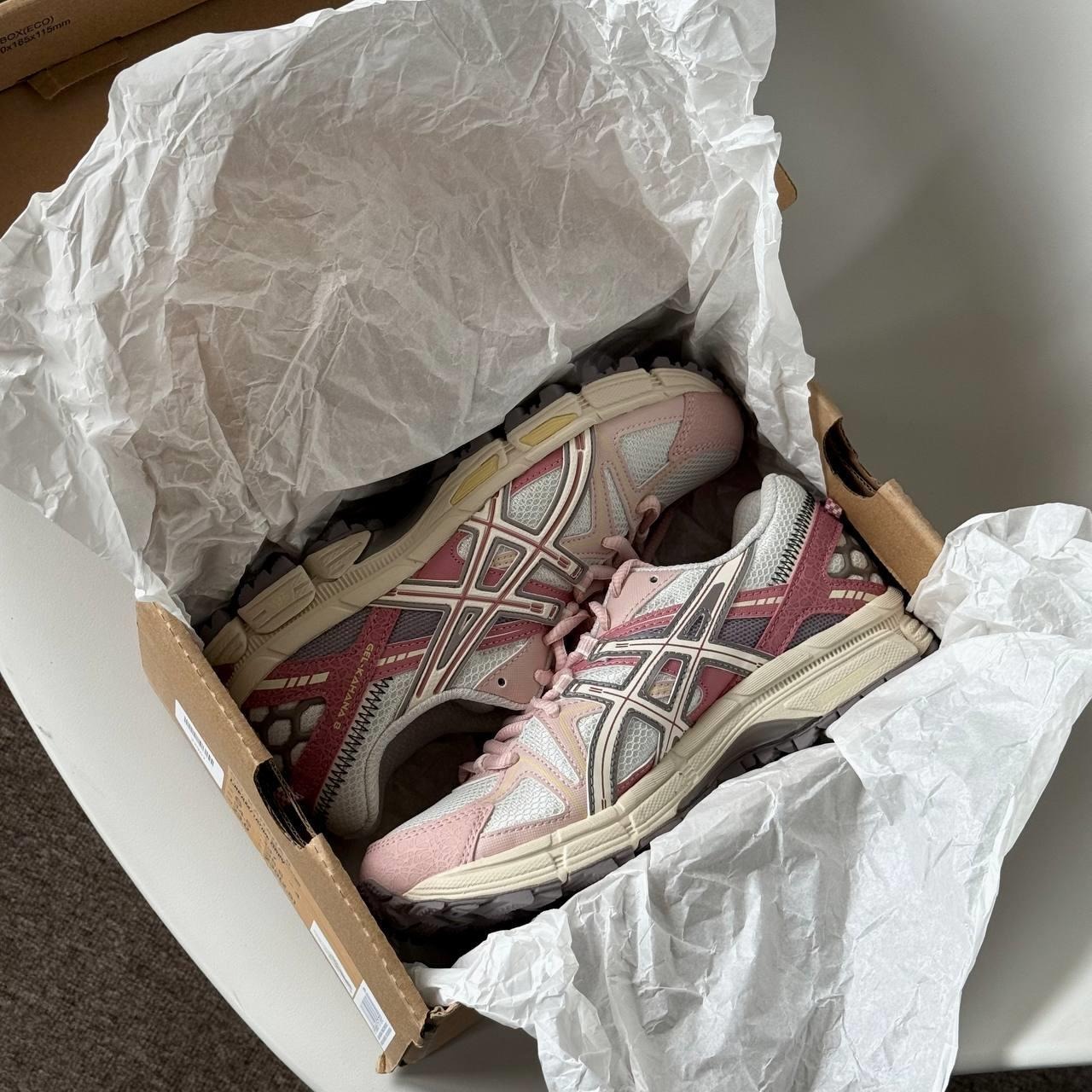 1902 - Giày Asics Gel Kahana 8 White Pink 1012A978-103 [HÀNG CHÍNH HÃNG]