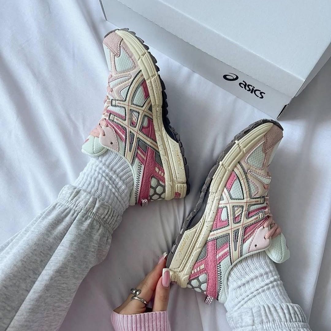 1902 - Giày Asics Gel Kahana 8 White Pink 1012A978-103 [HÀNG CHÍNH HÃNG]