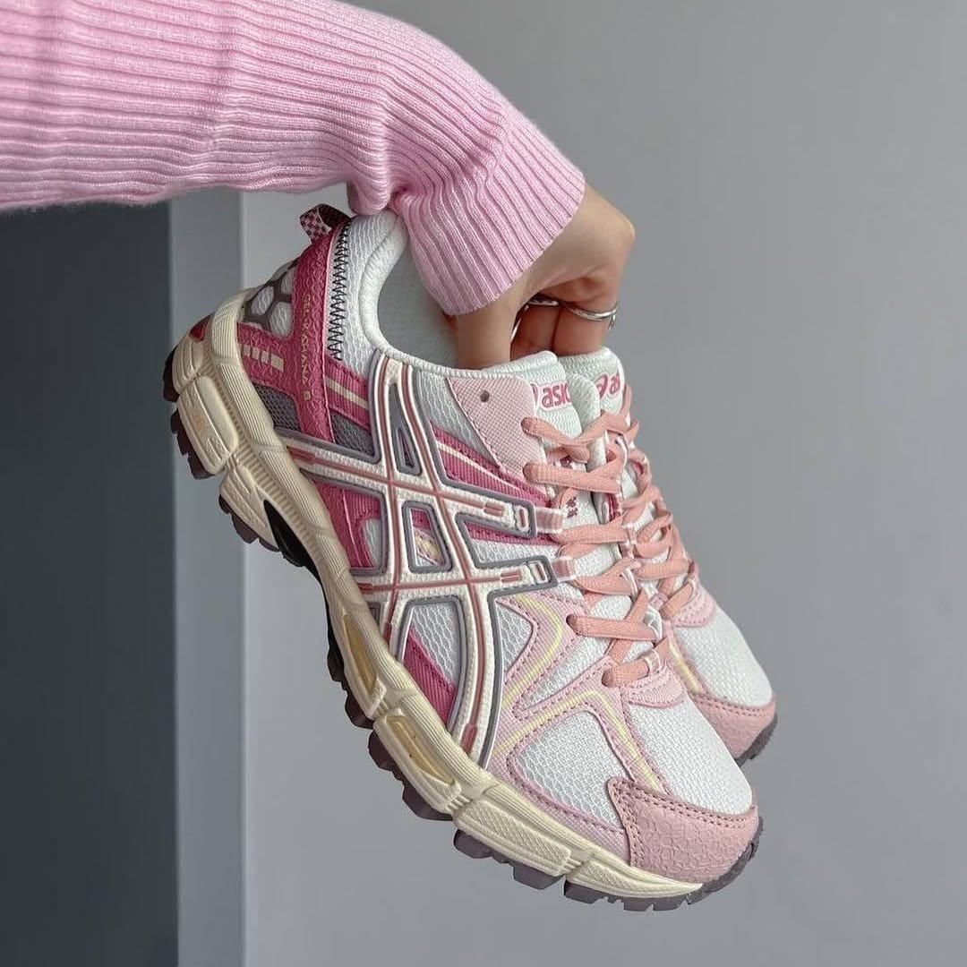 1902 - Giày Asics Gel Kahana 8 White Pink 1012A978-103 [HÀNG CHÍNH HÃNG]