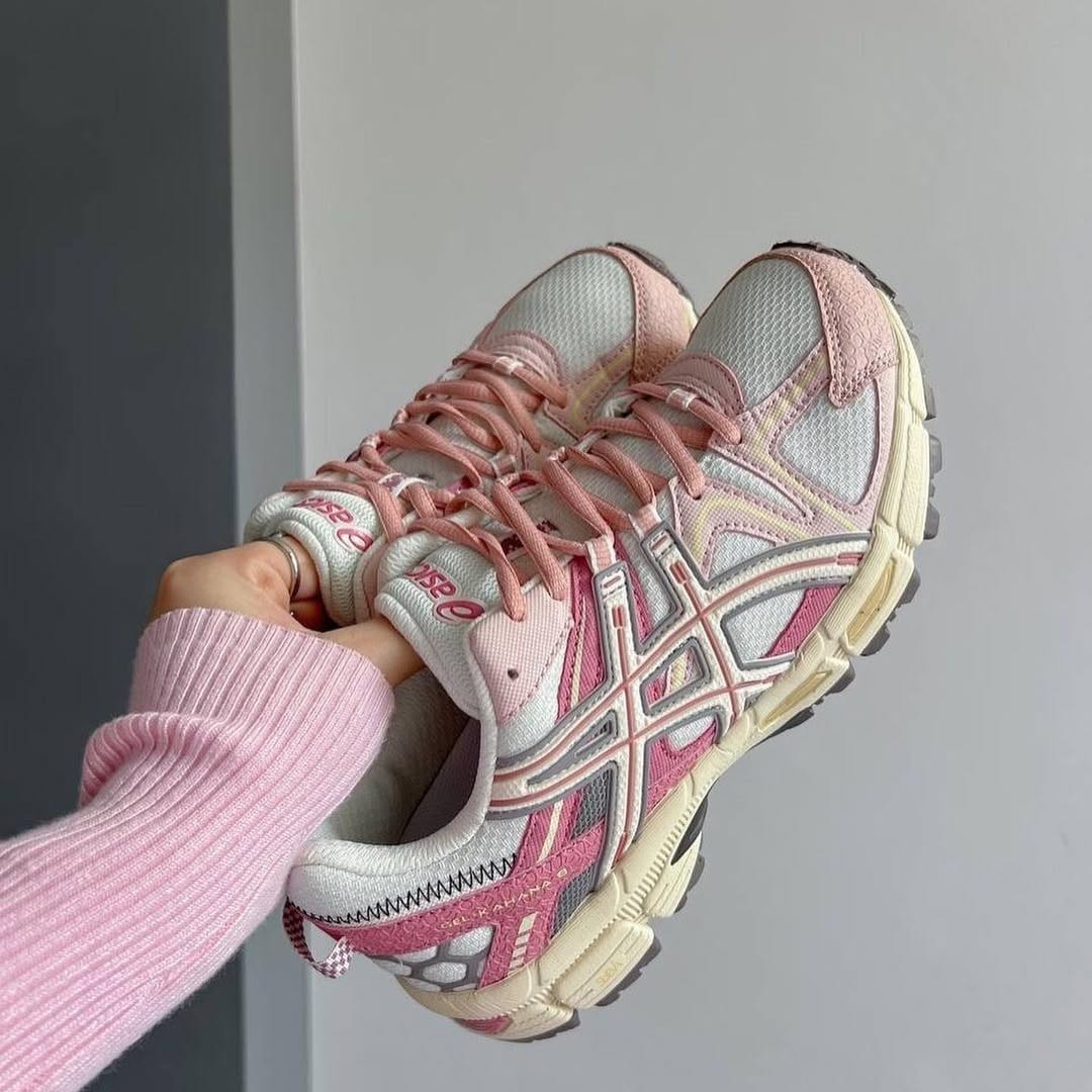 1902 - Giày Asics Gel Kahana 8 White Pink 1012A978-103 [HÀNG CHÍNH HÃNG]