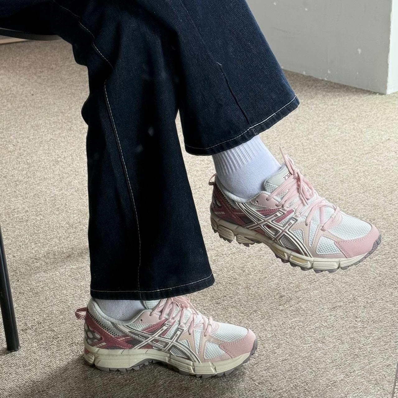1902 - Giày Asics Gel Kahana 8 White Pink 1012A978-103 [HÀNG CHÍNH HÃNG]