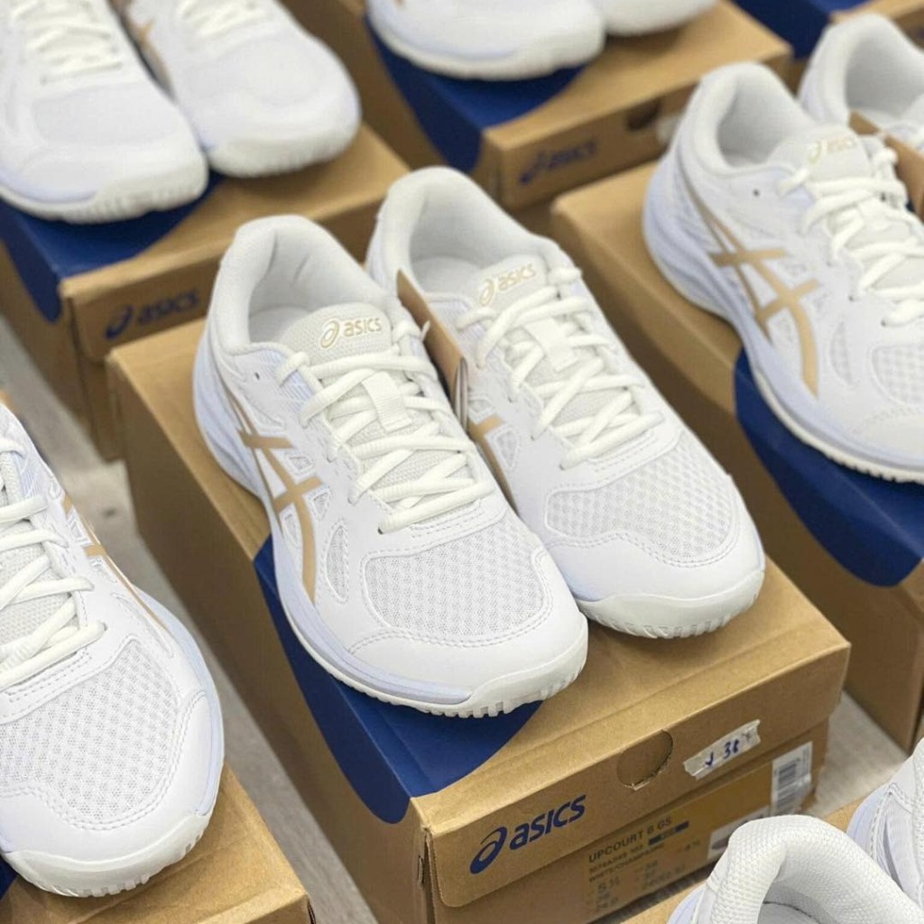 2661 - Giày Asics Upcourt 6 ‘White/Champagne’ 1074A045-103 [HÀNG CHÍNH HÃNG]