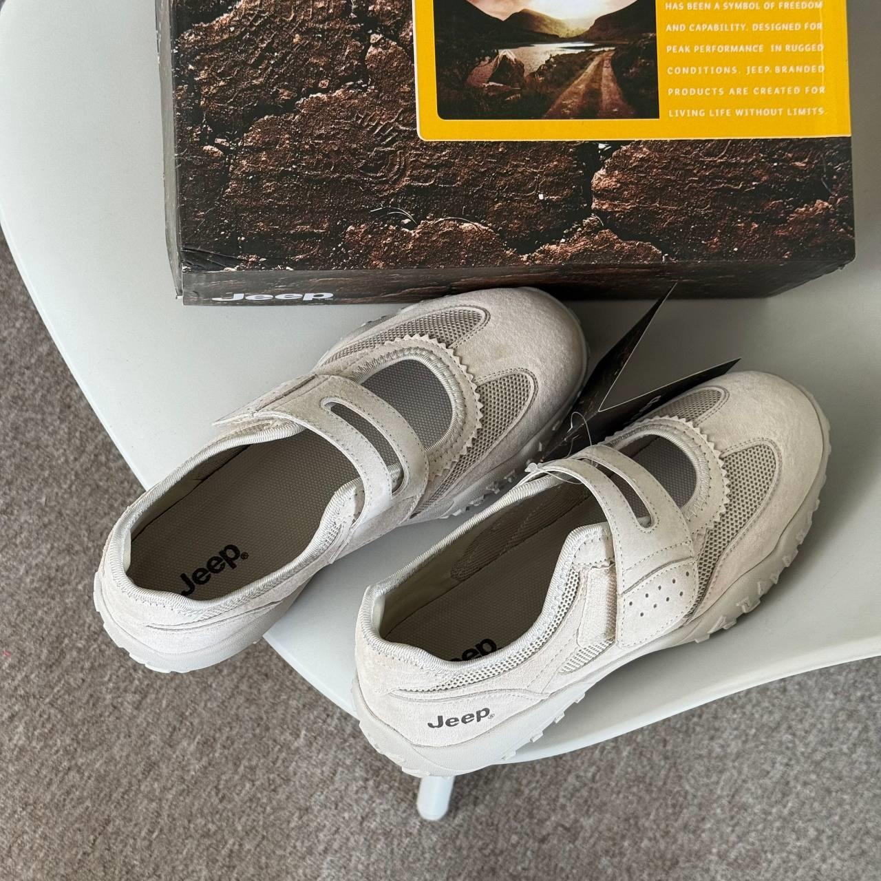 1955 - Giày Jeep Mary Jane Ballet Begie P654W13264 [HÀNG CHÍNH HÃNG]