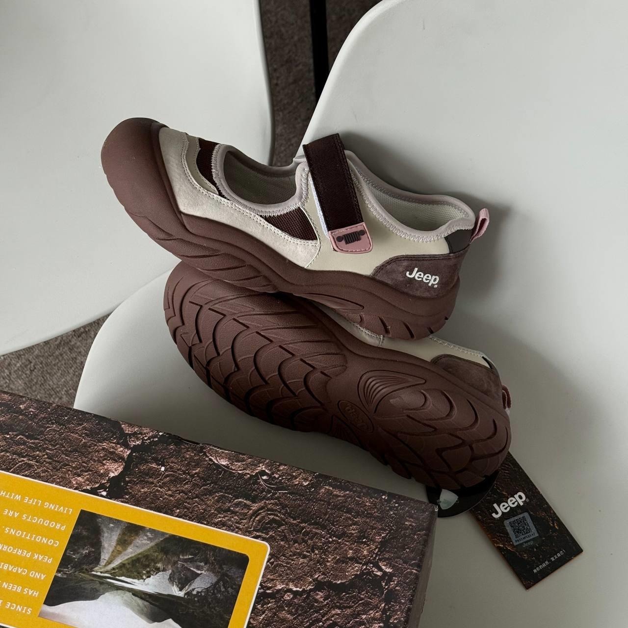 2099 - Giày Jeep Mary Jane Hybrid ''Brown'' P651W13147 [HÀNG CHÍNH HÃNG]