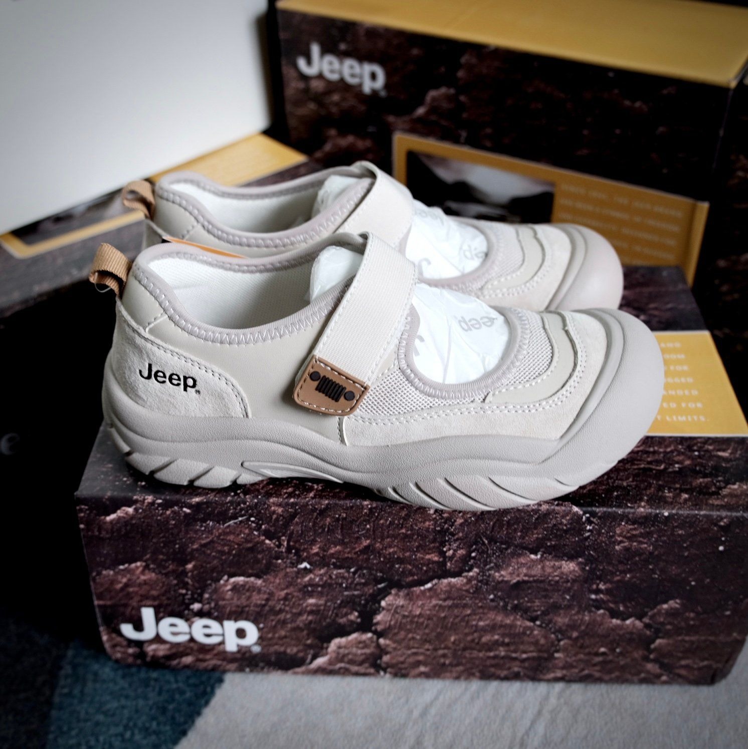 1812 - Giày Jeep Mary Jane Hybrid ''Grey'' P651W13147 [HÀNG CHÍNH HÃNG]