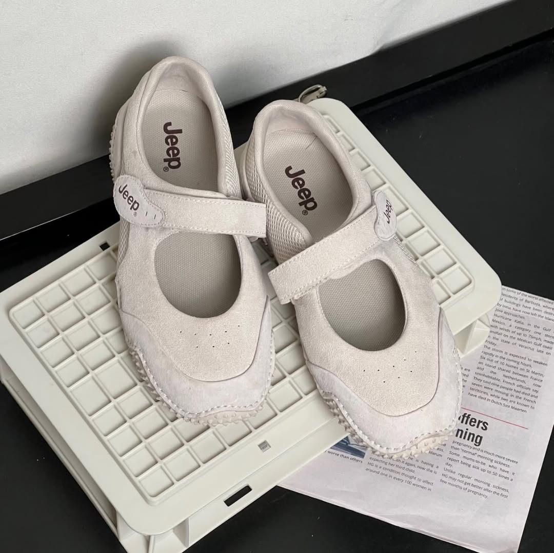 2732 - Giày Jeep Mary Jane Trekking "Grey" | P661W3358 [HÀNG CHÍNH HÃNG]