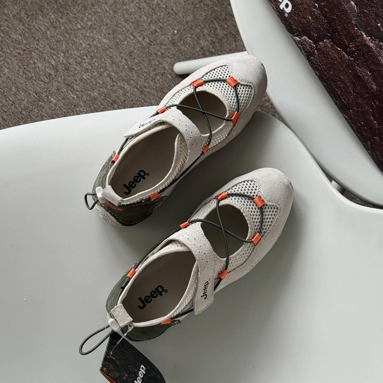 1936 - Giày Jeep Outdoor Shoes Grey Orange PX241WAS932 [HÀNG CHÍNH HÃNG]